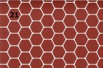 (image for) Floor Tile Sheet - Terra Cotta Hex