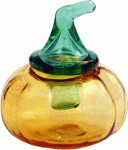 (image for) Pumpkin Jar w/ Vine Lid