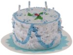 (image for) Blue Birthday Cake