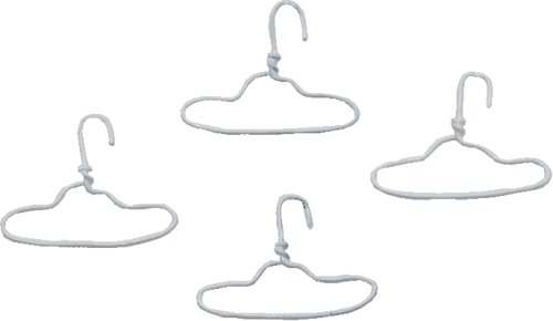 (image for) White Clothes Hangers 4pc