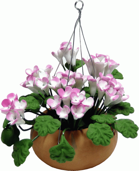 (image for) Pink/White Hanging Flower Arrangement