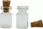 (image for) 2 Small Jars With Corks