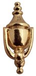 (image for) Brass Finish Door Knocker