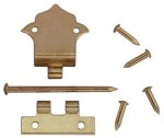 (image for) Offset Hinges w/ Nails 6pc