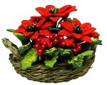 (image for) Poinsettias in Basket Arrangement