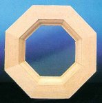 (image for) Octagon Window w/ Pane & Trim