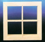 (image for) 4-Light Window w/o Panes 2pc