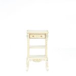 (image for) Empire Serving Stand - White w/ Gold