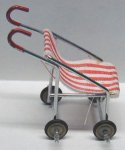 (image for) Red & White Striped Stroller