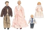 (image for) Porcelain Family Dolls