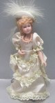 (image for) Porcelain Doll Victorian Lady in Cream Dress