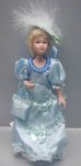 (image for) Porcelain Doll Victorian Lady in Light Blue Dress