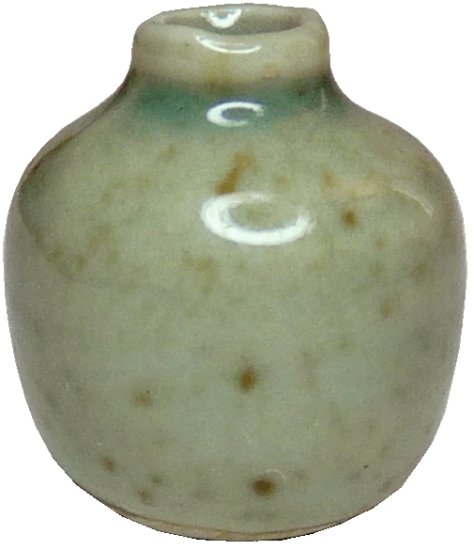 (image for) Ceramic Olive-Brown Vase/Jar