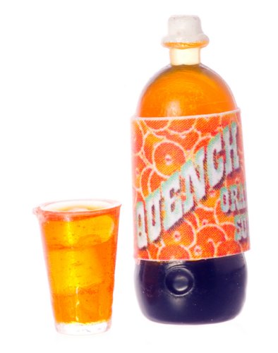 (image for) Orange Soda w/ Glass