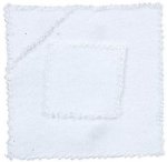 (image for) White & White Baby Towel & Wash Cloth