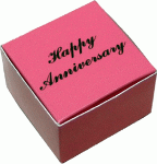 (image for) Happy Anniversary Bakery Box Pink