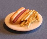 (image for) Hot Dog Plate w/ Fries