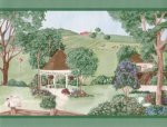 (image for) Green Gazebo Wall Mural