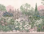 (image for) Floral Garden Wall Mural