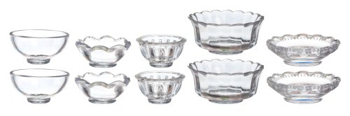 (image for) Glass Kitchen Bowl Set 10pc