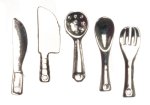 (image for) Silver Chefs Utensils Set 5pc