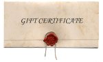 (image for) Email Gift Certificates