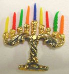 (image for) Patina Menorah & Candles