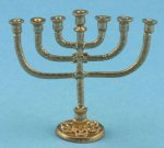 (image for) Large Brass Menorah