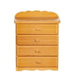 (image for) 4 Drawer Dresser / Chest - Oak