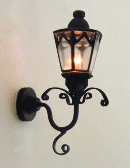 (image for) Black Gothic Coach Lamp 12v