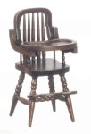 (image for) Victorian High Chair - Walnut