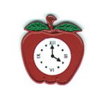 (image for) Clock Red Apple for Wall