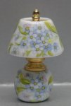 (image for) Blue & Green Brass China Lamp - Non-Electric