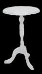 (image for) White Candlestick Lamp Table Plastic