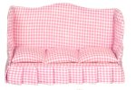 (image for) Pink Check Sofa DISCONTINUED