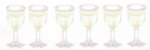 (image for) 6pc Cut Stemware Set Filled