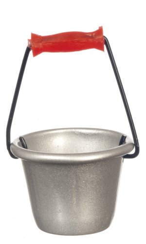 (image for) Silver Metal Pail w/ Handle