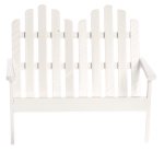 (image for) Adirondack Double Chair / Loveseat - White