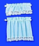 (image for) Curtain Cottage Set Blue