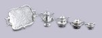 (image for) Silver Tea Set w/ Tray