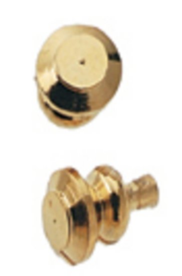 (image for) Brass Plain Round Door Knob 6pc