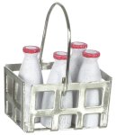 (image for) Milk Bottles in Basket