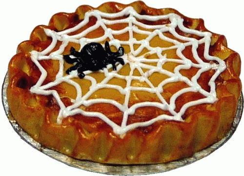 (image for) Spider Web Pie w/ Black Spider