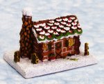 (image for) Gingerbread Log Cabin