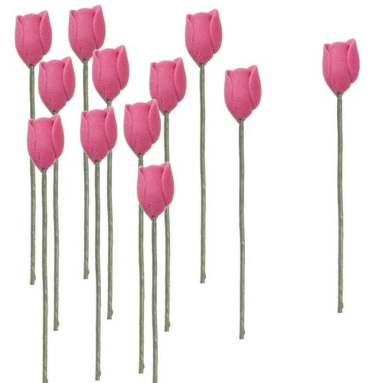 (image for) 1dz Rose Pink Tulip Stems