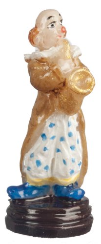 (image for) Clown w/ Saxophone Figurine on Base