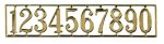 (image for) Brass House Numbers