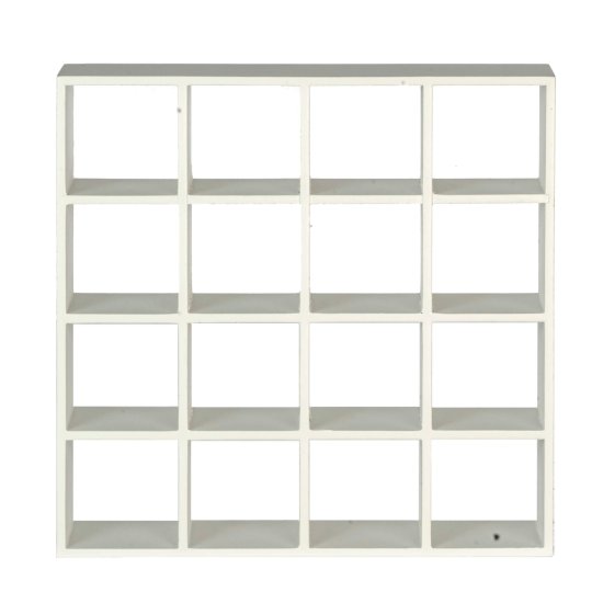 (image for) Cube Shelf Unit 16 Hole - White