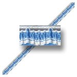 (image for) 1/2in Scale Country Blue Valance Wallpaper Border Sheet