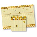 (image for) 1/2in Scale Yellow Fruit Wall Tile Sheet